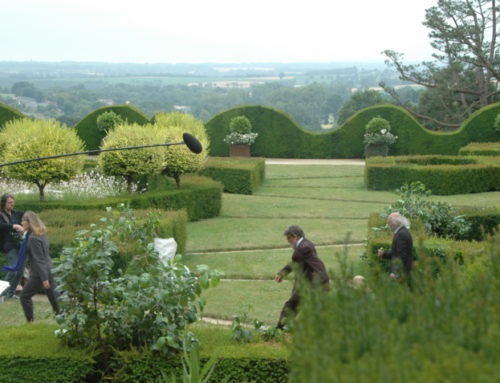 Tournage dans les jardins du Château de la Ballue !